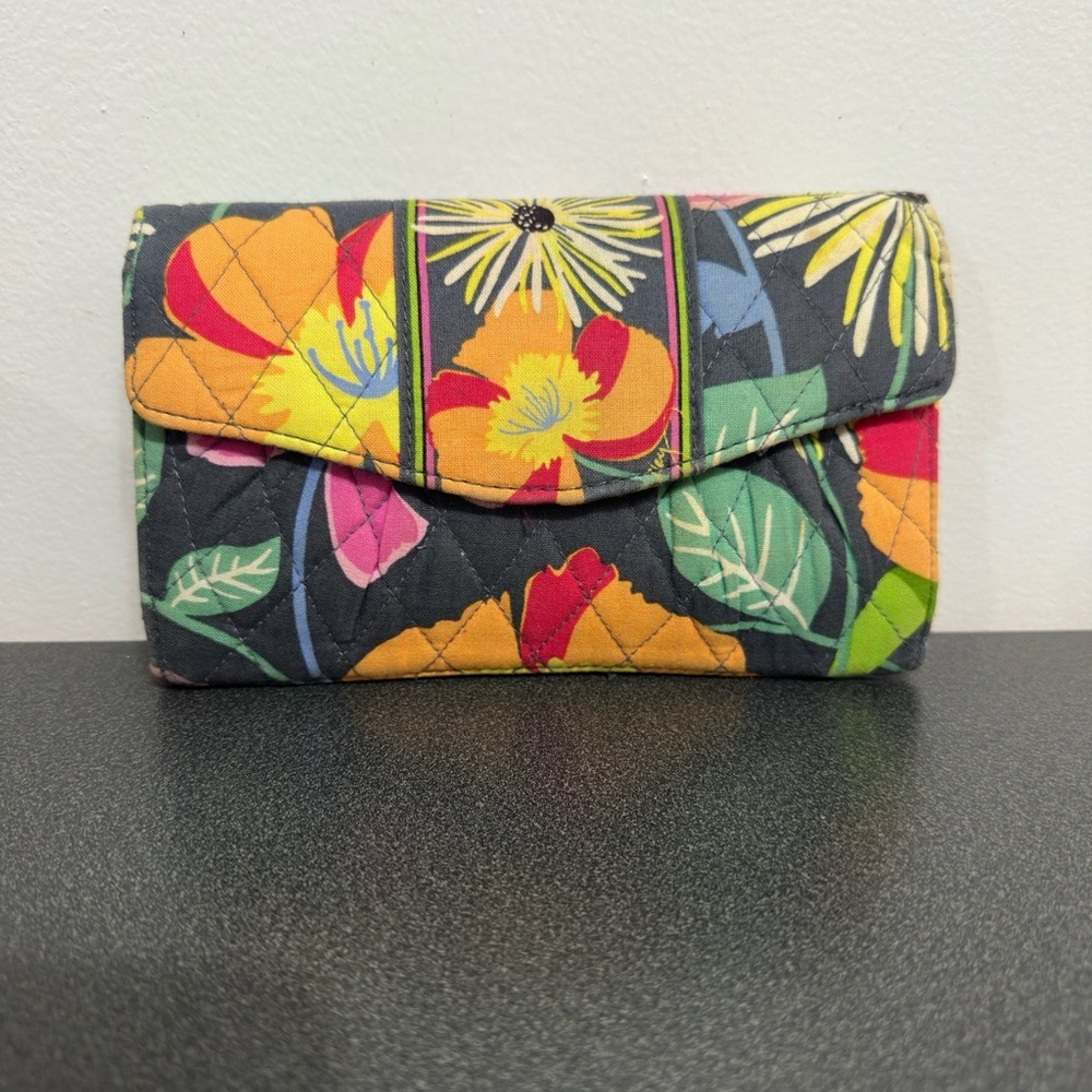Floral Quilted Women's Clutch